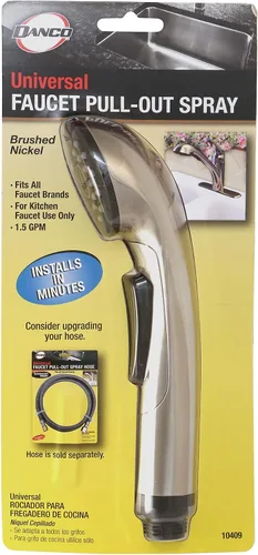 Vista 7 de Danco 10409 - Cabezal de espray extraíble para cocina, níquel cepillado