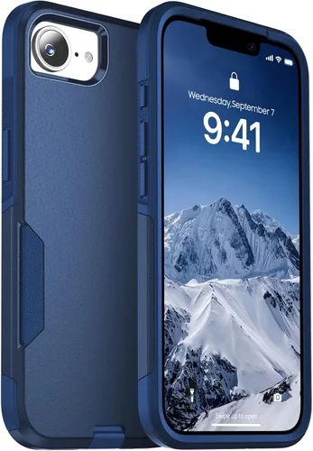 Vista 14 de jaroco Funda para iPhone 13 y Funda para iPhone 14 y Funda para iPhone 15 [Protección de Servicio Pesado][Protección contra Caídas de Grado
