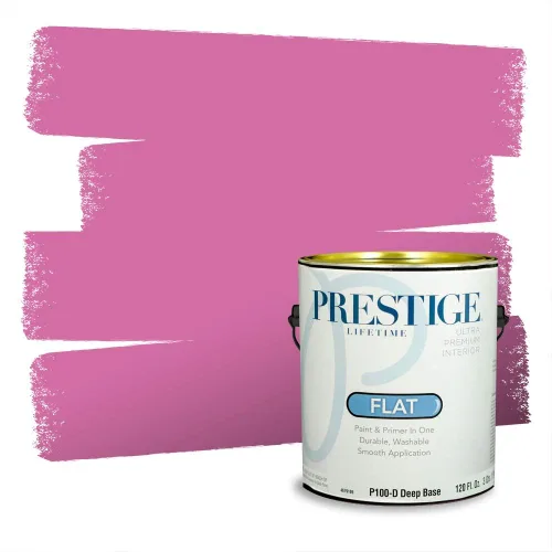 Vista 67 de Prestige Paints Pintura exterior e imprimación en uno, 1 galón, plano, coincidencia comparable de Valspar* Amber Rose*