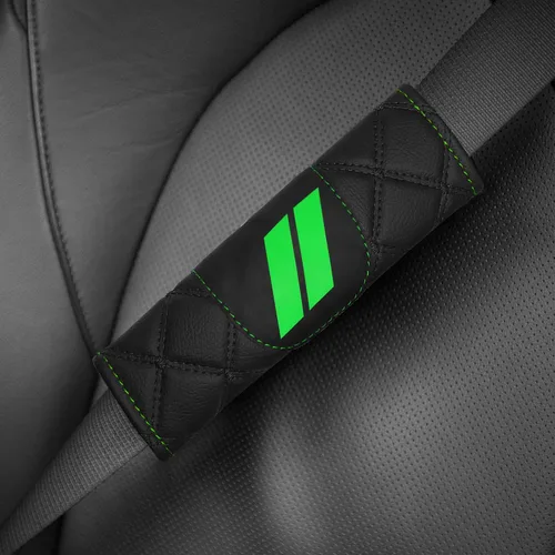 Vista 10 de YOSRTER 2PCS Almohadillas de Cuero para Cinturón de Seguridad para Dodge Charger Durango Challenger Journey Protección de Correa de Hombro Ajuste