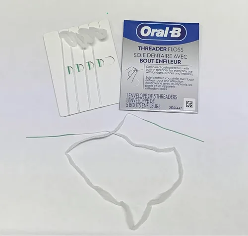 Vista 2 de Oral-B Glide - Hilo dental para enhebrar, 30 unidades (paquete de 6)