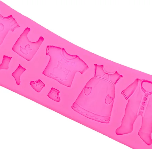 Vista 9 de Moldes de silicona para decoración de pasteles, para baby shower, para cupcakes de chocolate, pasteles fáciles de limpiar