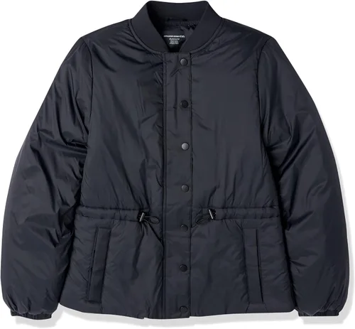 Vista 6 de Tienda Essentials Chaqueta bomber acolchada en la cintura para mujer