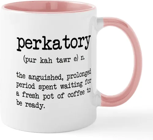 Vista 6 de CafePress Perkatory Mugs - Taza de café de cerámica de 11 oz (11.0 fl oz)