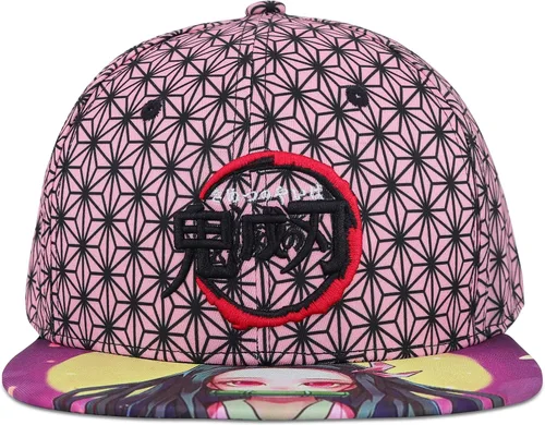 Vista 3 de Roffatide Gorra de béisbol de algodón con bordado ajustable de personaje principal de anime, Demonio Slayer B
