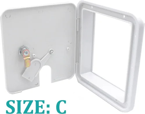 Vista 3 de X-Haibei Cable de Alimentación Eléctrica para RV Cubierta de Escotilla de Cable Remolque de Caravana Puerta de Compartimento de Almacenamiento