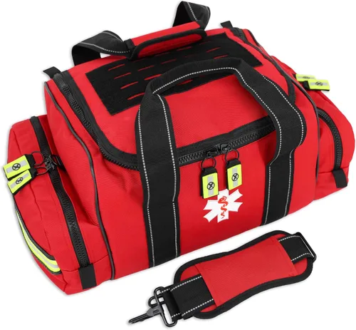 Vista 10 de Lightning X Bolsa grande de primeros auxilios EMT Medic para Socorrista EMS con bolsillos