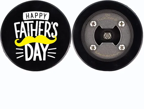 Vista 2 de Abridor de botellas de hockey para el Día del Padre, regalo personalizado impreso para el mejor papá, tamaño oficial, diseño personalizado de Thanks