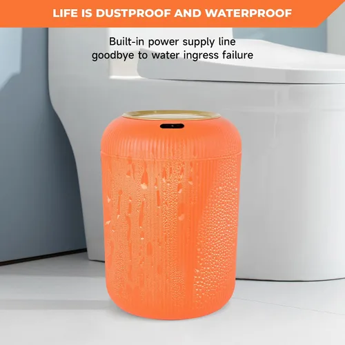 Vista 42 de Pukomc Papelera con sensor inteligente, conveniente e higiénico, fácil de usar, sensor de tecnología, impermeable, papelera de plástico para cocina