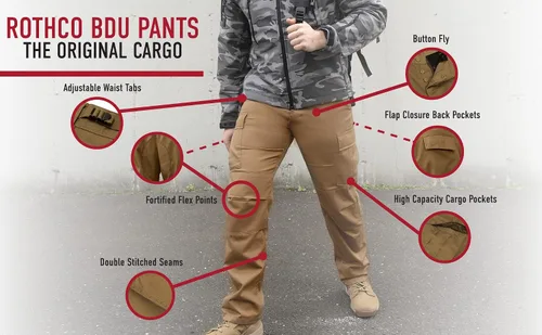 Vista 3 de Rothco Tactical BDU Pants