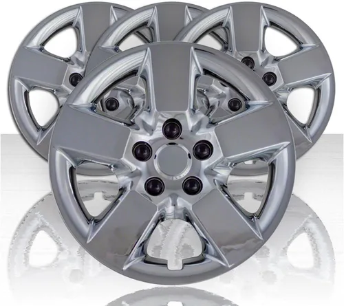 Vista 2 de Juego de 4 tapacubos cromados a presión de 16" para Nissan Rogue 2008-2015
