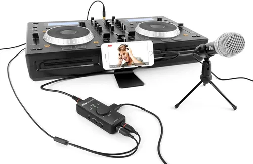 Vista 4 de IK Multimedia iRig Stream interfaz de audio estéreo para iPhone, iPad, Mac, iOS y PC con USB-C, Lightning y USB para grabación de 24 bits, 48 kHz