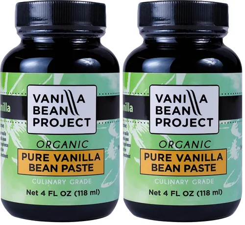 Vista 10 de Pasta orgánica de vainilla Necesidad de hornear Vainilla pura para cocinar Vanilla Bean Project 4 onzas