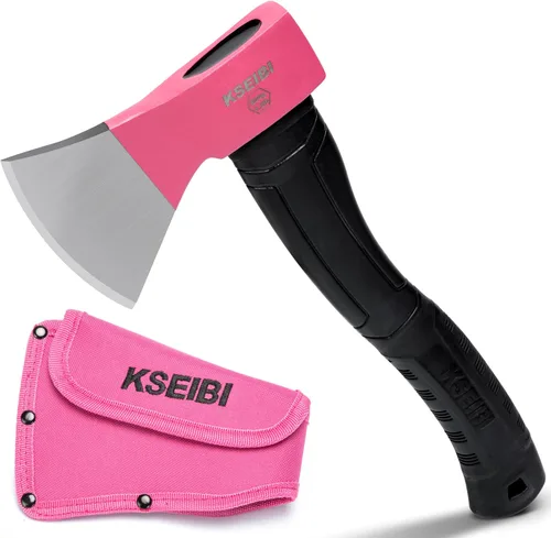 Vista 9 de KSEIBI - Hacha de división de 36 pulgadas - Acero al carbono forjado, hacha para cortar madera y leña, mazo de servicio pesado con mango ergonómico