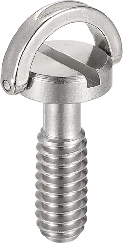 Vista 8 de uxcell Tornillo de trípode para cámara – Adaptador de tornillo de montaje macho de 1/4 pulgadas ranurado de 0.47 pulgadas de longitud para soporte
