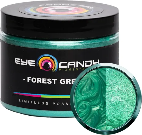 Vista 20 de Pigmentos Eye Candy Polvo de Mica Azul Premium - Aoi Hi Blue (50gr) - para Epoxi, Resina, Jabón, Pintura, Carpintería, Vaciado de Acrílico, Bombas