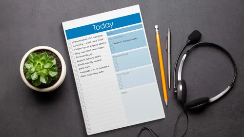 Vista 3 de Better Office Products To Do List Notepad, 7" x 10" Today Note Pad, 52 Sheets, Daily Agenda Productivity Checklist Organizer (1 Pack)