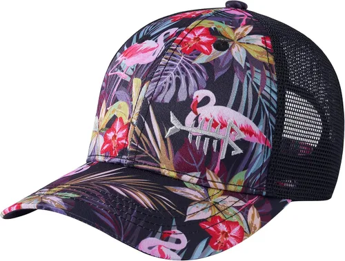 Vista 11 de BASSDASH Altimate Gorro de Pesca con Espalda de Malla para Hombres y Mujeres Gorra de Béisbol Camionero Ajustable