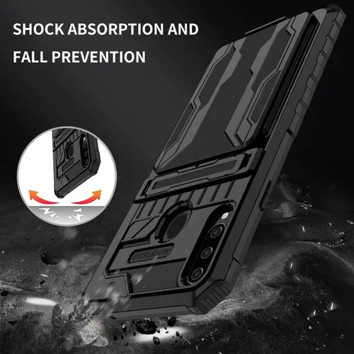 Vista 7 de Funda de teléfono para Galaxy A20S, Samsung A20S SM-A207F con protector de pantalla, cartera desmontable para tarjeta de crédito con soporte