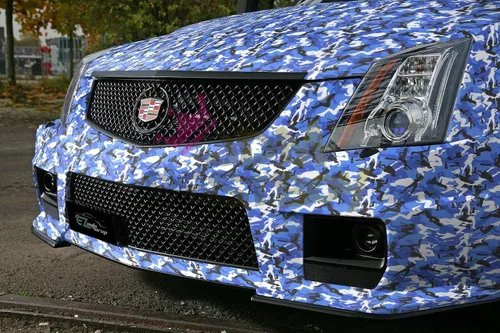 Vista 5 de Kit de herramientas gratuitas, diseño de camuflaje azul, madera, camuflaje para decoración de automóvil, calcomanía autoadhesiva de liberación