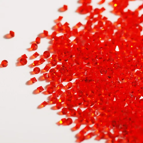 Vista 36 de 5000 cuentas de diamantes de imitación de cristal de diamante ultra mini de 0.044 pulgadas con parte trasera plana, cristales iridiscentes, brillo