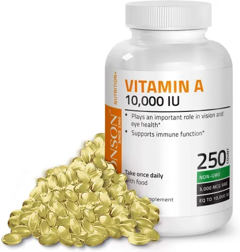 Vista 3 de Bronson Complejo de vitamina B Super B de liberación lenta sostenida + vitamina A 10,000 UI Fórmula premium sin OMG
