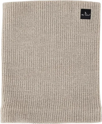 Vista 2 de Shy Velvet Máscara facial de punto, polaina de cuello de invierno, calentador de cuello para hombres y mujeres, bufanda, unisex, equipo esencial