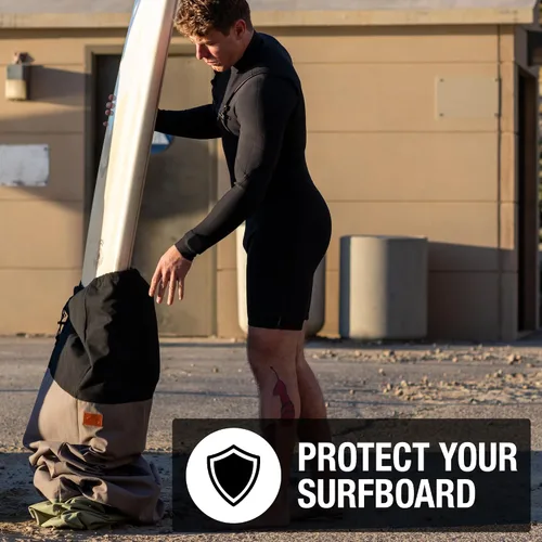 Vista 3 de Ho Stevie! Funda de lona para tabla de surf, sin cera derretida en el coche, protección contra el sol/ding