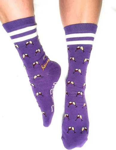 Vista 4 de Saucey Socks If You Can Read This Please Bring Me Coffee, Beer, Wine, Socks Men Women Luxury Cotton, Great Gift