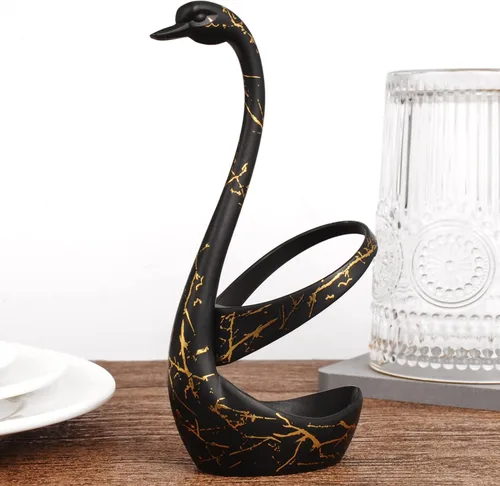 Vista 6 de AnSaw Elegante soporte de base de cisne negro pequeño