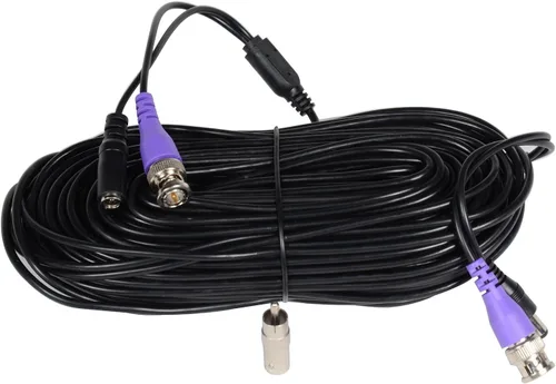 Vista 2 de VideoSecu Cable de cámara de seguridad HD de 50 pies prefabricado todo en uno BNC Cable de extensión de alimentación de video con conectores BNC RCA