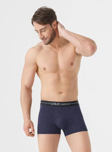 Vista 3 de DAVID ARCHY Calzoncillos suaves para hombre, transpirables, paquete de 3, 4 o 6