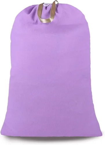 Vista 16 de Bolsa de lavandería extra grande con cordón y asa, bolsa de ropa sucia de viaje resistente para lavandería y hogar, forro duradero para cesta