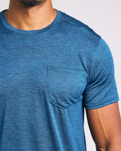 Vista 5 de Real Essentials Paquete de 4 camiseta deportiva de manga corta Dry-Fit para hombre (disponible en tallas grandes y altas)
