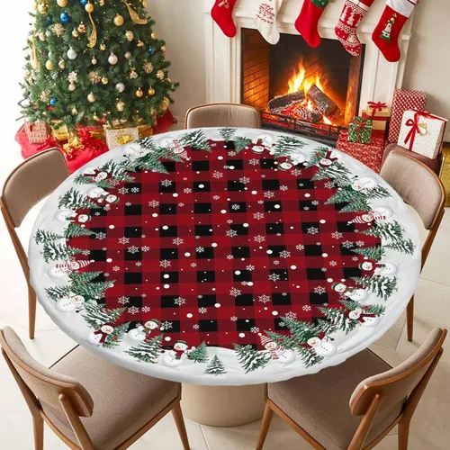 Vista 7 de Mantel redondo ajustable con bandera de camuflaje estadounidense para mesas de comedor, diseño de estrellas y rayas de camuflaje con borde elástico