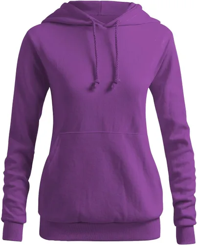 Vista 2 de CLOVERY Sudadera con capucha y bolsillo de manga larga para mujer