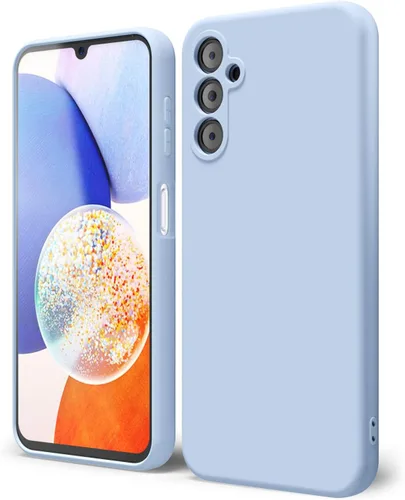 Vista 61 de oakxco Funda para teléfono Samsung Galaxy A12 con agarre de silicona líquida, linda delgada fina suave cubierta de gel de goma TPU lisa para mujeres