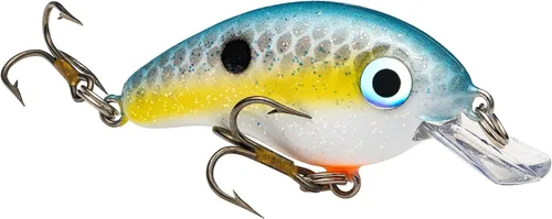 Vista 2 de Strike King Señuelo de pesca Bitsy Pond Minnow Crankbait, 3/32 oz, irresistible para los peces Sexy Shad