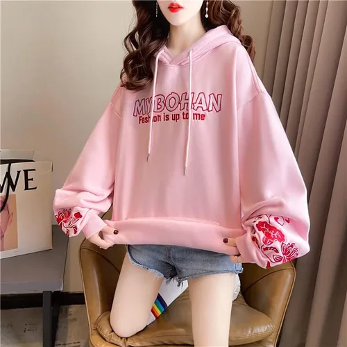 Vista 6 de Sudadera japonesa Sakura con capucha Y2K Anime Fairy Grunge, sudadera estética gótica de hadas