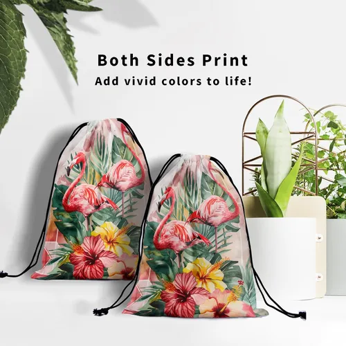 Vista 147 de Bolsa de agarre de gimnasia de piel de animal, bolsa de gimnasia con cordón ajustable, bolsa de cuerda para fauna silvestre, Mariposas Galaxy