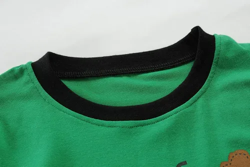 Vista 3 de Little Hand Pijamas de dinosaurio para niños pequeños, pijamas de verano con diseño de camión monstruo para niños, conjuntos cortos de 2 a 7 años