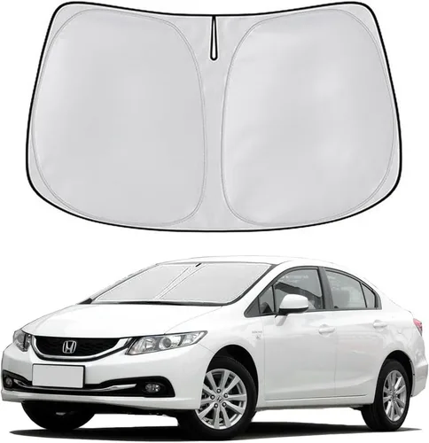 Vista 36 de Parasol para parabrisas BMW Serie 3 2006-2011 Accesorios Plegable Parasol para ventana delantera BMW Serie 3 Accesorios Parasol 240T Poliéster