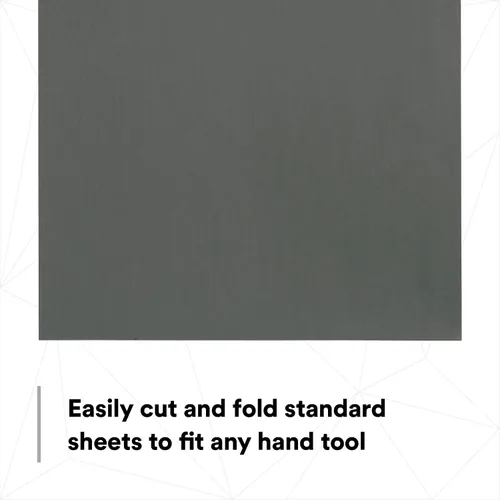 Vista 4 de 3M Wetordry Hoja Abrasiva, 413Q, 02004, Grano 320+, 9 x 11 pulgadas, Paquete de 50 Hojas de Papel de Lija para Lijado Automotriz, Lijado de Metal