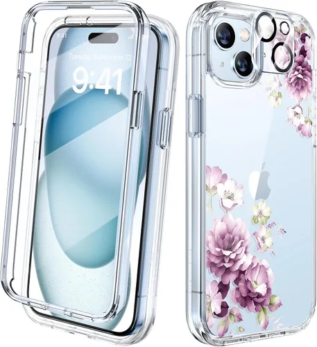 Vista 881 de DIACLARA - Funda transparente compatible con iPhone XR 6.1 pulgadas 2018