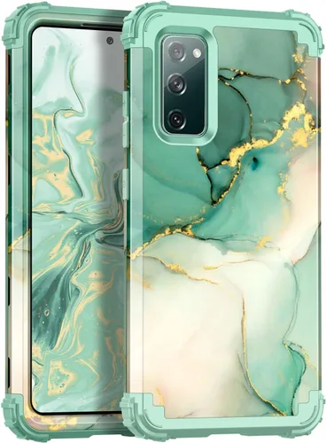 Vista 14 de Rancase Funda para Galaxy S20 FE 5G, Tres Capas de Protección Resistente a Golpes de Servicio Pesado Parachoques de Plástico Duro + Funda Protectora