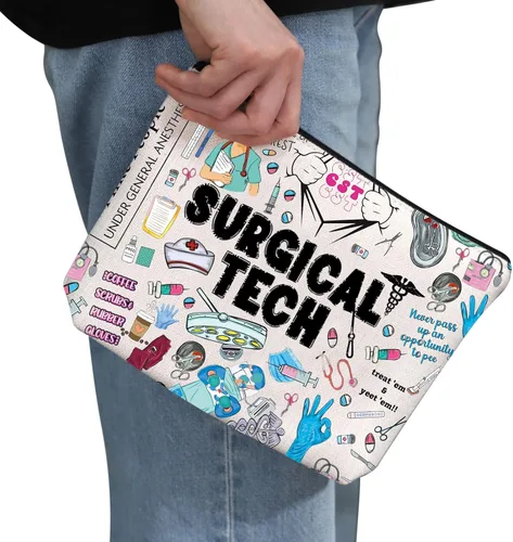 Vista 2 de G2TUP Regalo de tecnología quirúrgica, bolsa de maquillaje para tecnólogo quirúrgico, bolsa de cosméticos de apreciación tecnológica, regalo