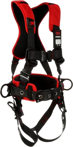 Vista 4 de 3M Protecta Mediano - Grande Arnés de posicionamiento de cuerpo completo estilo construcción con comodidad, con adaptador de tela Easy-Link