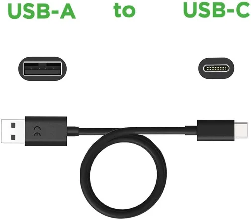 Vista 6 de Motorola Essentials OEM SKN6473A USB-A 2.0 a USB-C (Tipo C) Cable de datos/carga para Moto G Power/Play/Pure/Stylus 5G, G7, One 5G Ace, Edge, Edge+