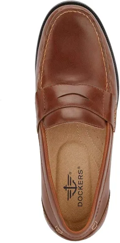 Vista 2 de Dockers Zapato tipo mocasín Penny Dress para hombre, Beige Bronceado