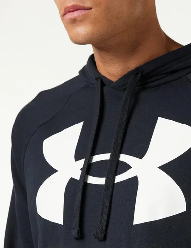 Vista 5 de Under Armour Rival Sudadera con capucha, para hombre, de vellón, con logotipo grande